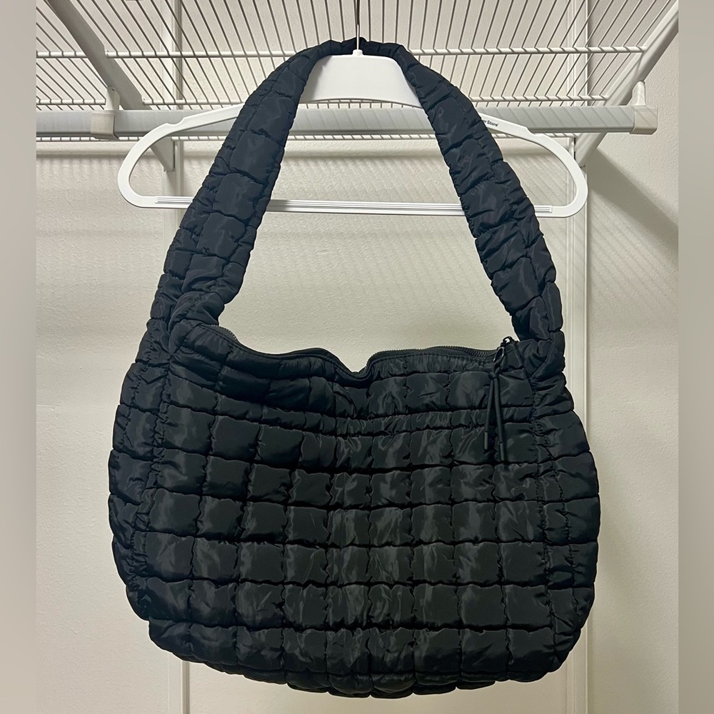 Black Quilted Women's Bag